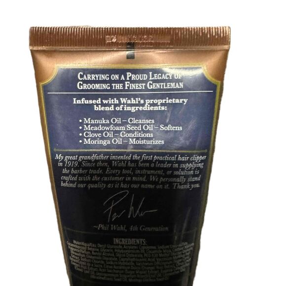New Wahl Beard Wash Exfoliator Moisturizer 6 Fl Oz Men Grooming - Picture 3 of 5